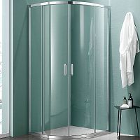 Душевой уголок Aquatek AQ ARI RO 09020CH 90х90 см, прозрачное стекло, профиль хром