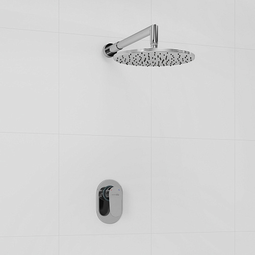 Встраиваемый комплект WasserKRAFT А12030 для душа с верхней душевой насадкой Встраиваемый комплект WasserKRAFT А12030 для душа с верхней душевой насадкой