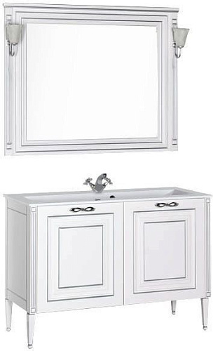 Комплект мебели Aquanet 00182131 Паола для ванной комнаты, белый купить недорого в интернет-магазине Керамос