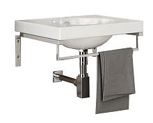 Кронштейн Sanita Luxe CS00023683 Ringo с полотенцедержателем, хром Кронштейн Sanita Luxe CS00023683 Ringo с полотенцедержателем, хром