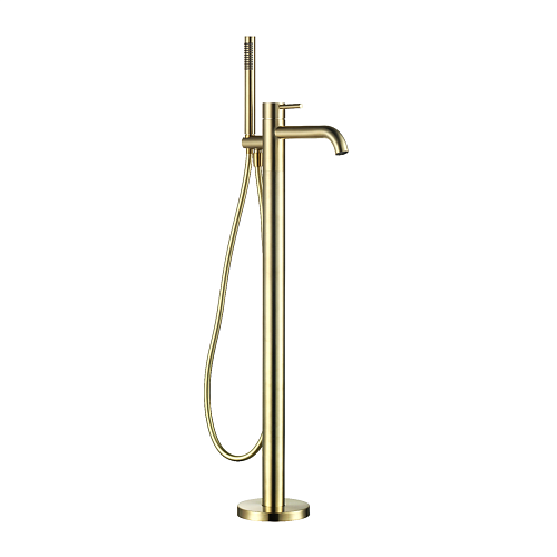 Смеситель для ванны, напольный AQUAme Siena AQM6218BG Смеситель для ванны, напольный AQUAme Siena AQM6218BG