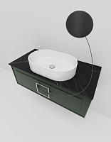 Тумба с раковиной La Fenice Cubo NFNC-01-CUB-G-100-3-M-GB