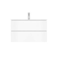 База под раковину AM.PM M70AFHX0802WG Spirit 2.0 подвесная, 80х48 см, ящики push-to-open, белый глянец