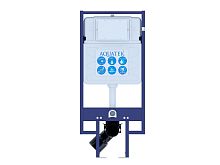 Инсталляция Aquatek INS-0000020 для подвесного унитаза 113х50х10 см (возможна установка в угол), синий