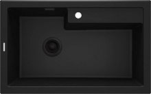 Мойка Deante ZQE_G10B Eridan кухонная гранитная 80x50 см, графит металлик