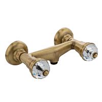 Смеситель Migliore 28012 Prestige Crystal для душа внешний, выход М1/2", бронза