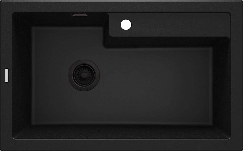 Мойка Deante ZQE_G10B Eridan кухонная гранитная 80x50 см, графит металлик Мойка Deante ZQE_G10B Eridan кухонная гранитная 80x50 см, графит металлик