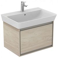 Тумба Ideal Standard E0847UK Connect Air для раковины 65х40 см, подвесная, Wood light brown + Matt Light Brown (светло-коричневое дерево + светло-коричневый матовый) Тумба Ideal Standard E0847UK Connect Air для раковины 65х40 см, подвесная, Wood light brown + Matt Light Brown (светло-коричневое дерево + светло-коричневый матовый)
