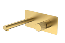 Сет 2208 125-MG.3_Смеситель STICK из стены Matt Gold LINEA