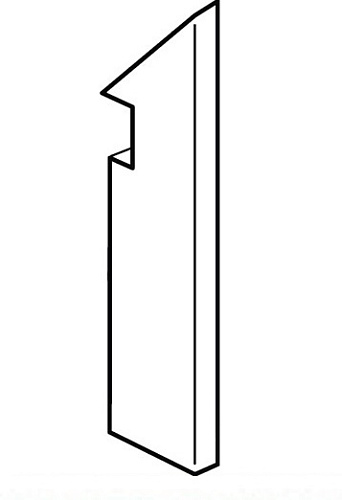 Плинтус (Плитка) AtlasConcorde MARK MarkGraphiteBattiscopaSagomatoDX купить недорого в интернет-магазине Керамос