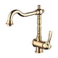 Смеситель IDDIS, OLDYGL0i05 Oldie для кухни, желтое золото