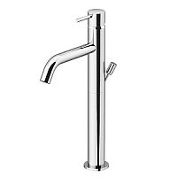 Смеситель Gattoni 2379/23C0cr Easy для раковины высокий 326 мм, c донным клапаном, излив 150 мм цвет хром