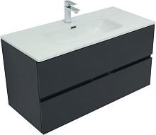 Тумба с раковиной Aquanet 00274139 Алвита New, 101х46 см, серая Тумба с раковиной Aquanet 00274139 Алвита New, 101х46 см, серая