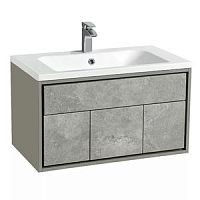 Акватон 1A2676K1WA6A0 Набор: 1A267601WA6A0 Тумба-умывальник Уэльс 100/ 1A71333KBC010 Раковина Брук 1000