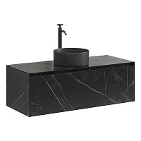 Тумба Sancos ST120NM Stone под раковину 120х49.5 см, подвесная, Nero Marquina Тумба Sancos ST120NM Stone под раковину 120х49.5 см, подвесная, Nero Marquina