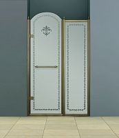 Душевая дверь в нишу Cezares RETRO-B-11-120-CP-Br-L