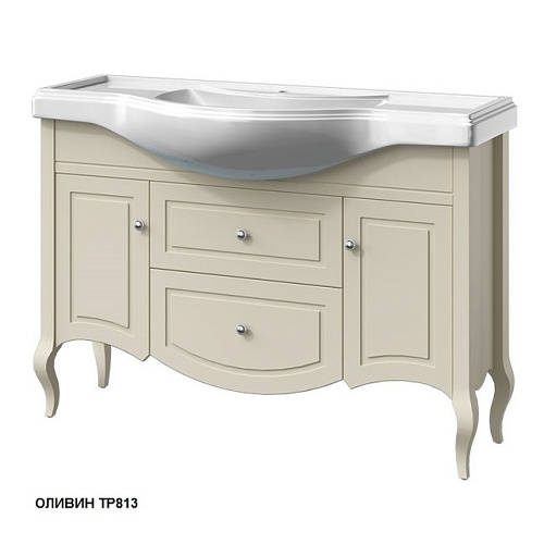 Тумба Caprigo 33522-TP813 Verona-H под раковину 120х35 см, оливин Тумба Caprigo 33522-TP813 Verona-H под раковину 120х35 см, оливин снят с производства