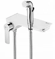 Смеситель Lemark LM7168CW Solo с гигиеническим душем, белый