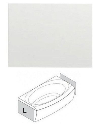 Панель для ванны, боковая Ravak Evolution CZ85200A00 купить недорого в интернет-магазине Керамос