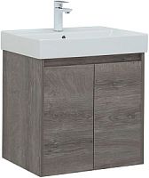 Тумба с раковиной Aquanet 00302524 Nova Lite, 61х46 см, темное дерево