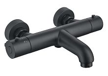 Смеситель Aquatek AQ1043MB Вега термостатический для ванны, черный матовый