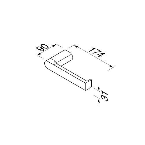 Бумагодержатель Geesa WYNK 914509-02 (exp)