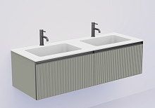 Тумба под раковину Armadi Art QUATRO 790-M2-140(70+70)-R-L-A-L