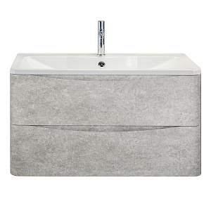 База BelBagno ACQUA-1000-2C-SO-CVG под раковину 100х45 см, подвесная, Cemento Verona Grigio (серый цемент)