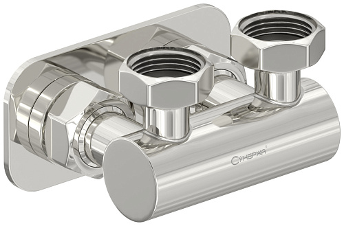 Модуль Сунержа 00-1538-3434, 2х3/4" угловой EU50, без покрытия