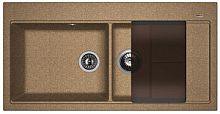 Мойка для кухни Florentina 20.335.E1000.105 Россана 100х51 см, с крылом, коричневая