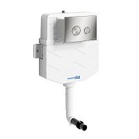 Смывной бачок WasserKraft 10TLT.031.ME.BN01 Aller встраиваемый + кнопка смыва, белый