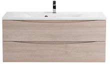 База BelBagno MARINO-1100-2C-SO-RG-P под раковину 110х45 см, подвесная, Rovere Grigio (серый дуб)