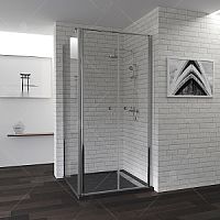 Душевой угол RGW PA-37 04083700-11 Passage квадратный 100х100х185 см, прозрачное стекло