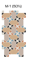 Неглазурованный керамогранит TOPCER Victorian Designs Muscat1Sheet