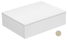 Тумба Keuco 31740280000 Edition 400 боковая 70х53.5 см, кашемир/стекло кашемировое матовое