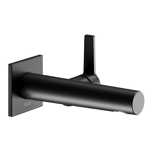 Смеситель Keuco 51116370302 Edition 11 для умывальника однорычажный, черный матовый Смеситель Keuco 51116370302 Edition 11 для умывальника однорычажный, черный матовый