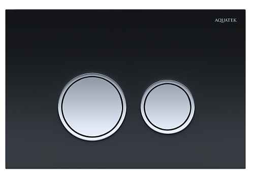 Клавиша смыва Aquatek KDI-0000029, черная