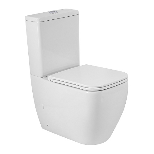 Унитаз напольный с сиденьем BelBagno SFERA-TR BB2197CP-TOR/SC
