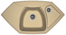 Мойка для кухни Florentina 20.150.D0980.306 Сардиния 98х51 см, с крылом, капучино