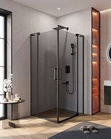 Душевой уголок CEZARES SLIDER-AH-2-70/80-90/100-GRIGIO-NERO Душевой уголок CEZARES SLIDER-AH-2-70/80-90/100-GRIGIO-NERO