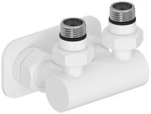 Модуль Сунержа 30-1536-1234, 2х1/2" угловой EU50, матовый белый