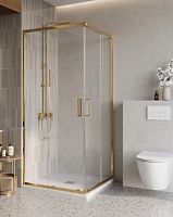 Душевой уголок BelBagno LUCE LUCE-A-2-100-C-ORO