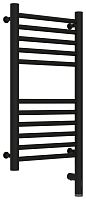 Полотенцесушитель электрический Сунержа 31-5805-6030 Богема 3.0 РЭБ, прямая, 600х300 мм/ МЭМ правый, матовый черный