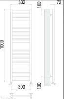 Полотенцесушитель водяной Terminus Аврора 4670078576910
