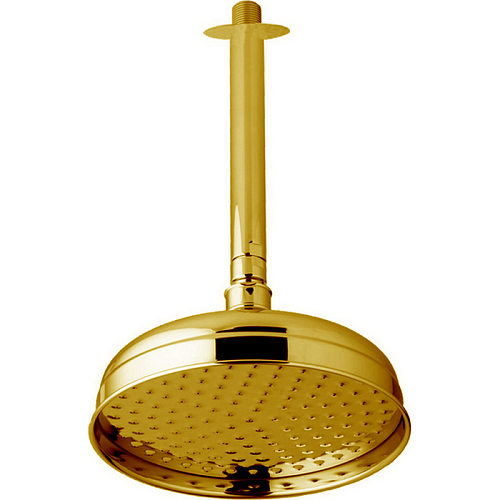 Верхний душ Cisal DS01341024  =200мм, L305, для потолочного крепления, цвет золото снят с производства