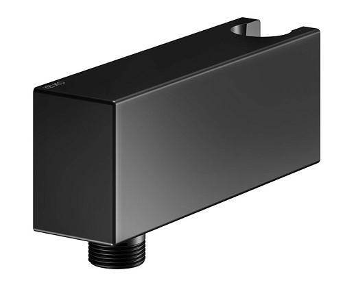 Подключение Keuco 59993370000 для душевого шланга DN 15, черный матовый