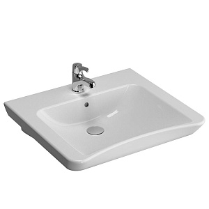 Раковина Vitra 5289B003-0001 Conforma подвесная 60х54 см, для людей с ограниченными возможностями, белая