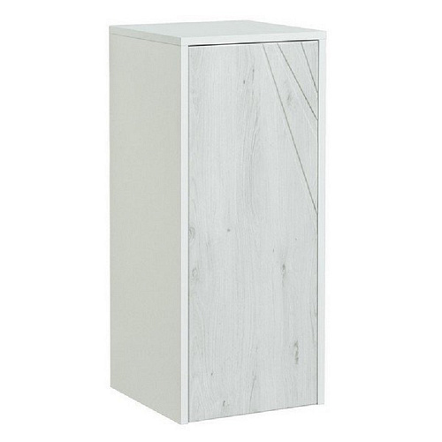Шкафчик Акватон 1A220803SKW8R Сакура 33х99 см, правый, ольха наварра,белый глянец купить недорого в интернет-магазине Керамос