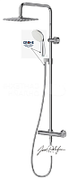 Сет 2191 E5523-CP, Душевая колонна (Chrome)Некомплект  27923001, Ручной душ (Chrome)45973001, Шланг для душа (Chrome)