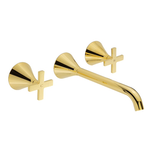 Смеситель Migliore 28167 Sirius скрытого монтажа для раковины, золото